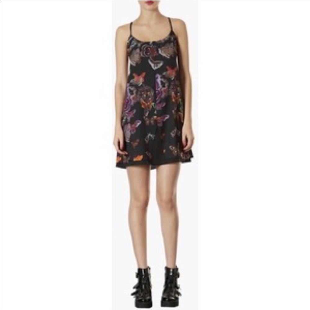 TOPSHOP | 90’s style butterfly & moth dress